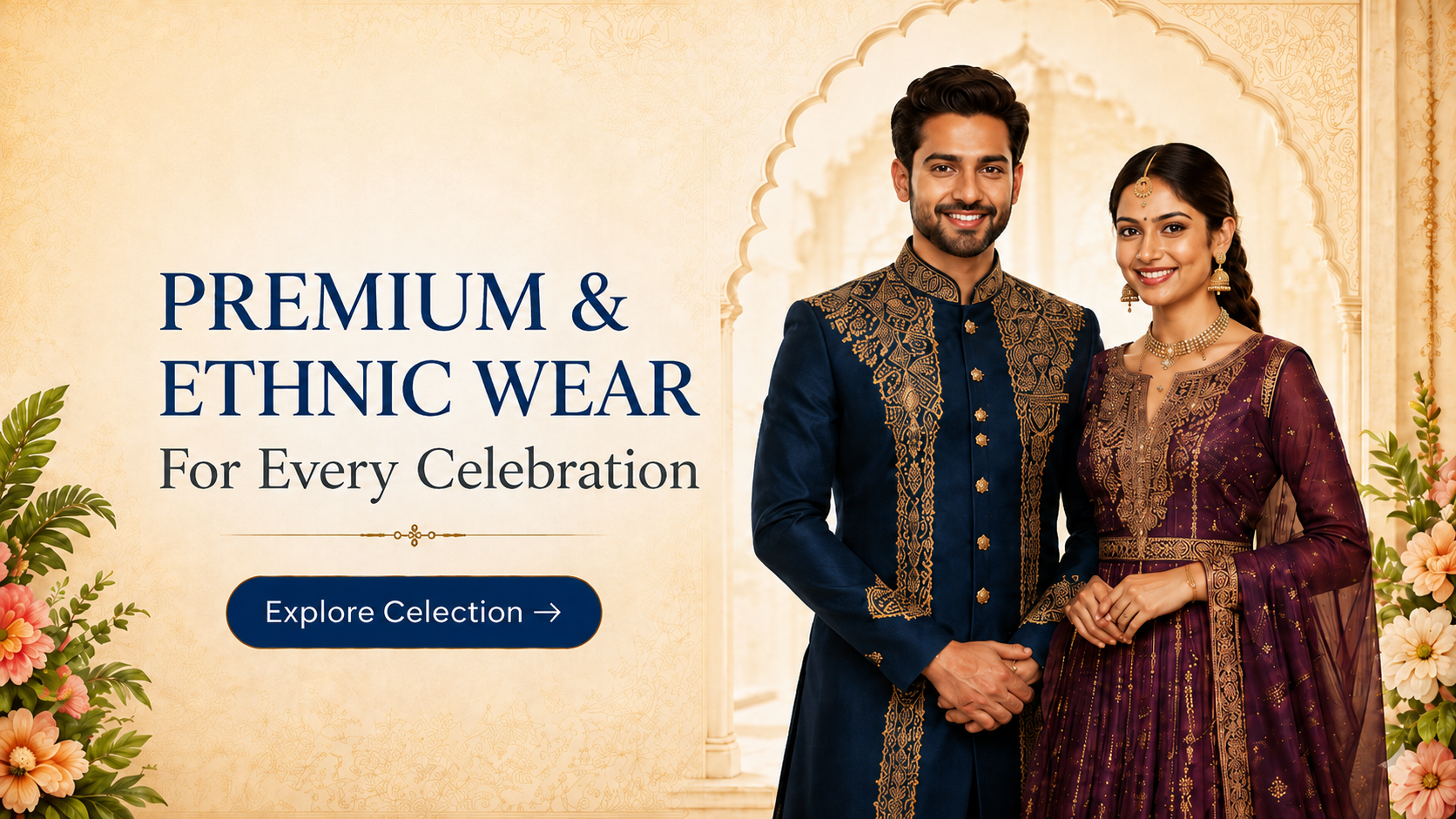 Subhamasthu Premium Ethnic Wear Banner