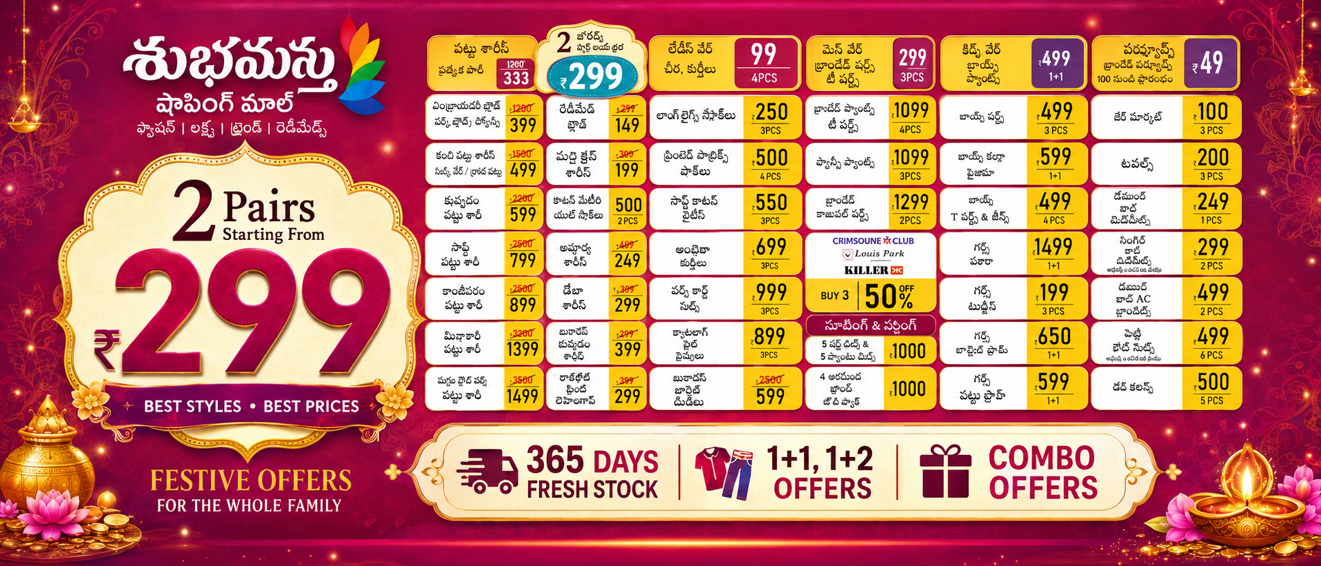 Subhamasthu Sravana Sale Banner